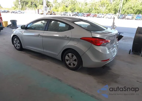 2016 Hyundai Elantra Se from USA, damaged, VIN 5NPDH4AE4GH769691